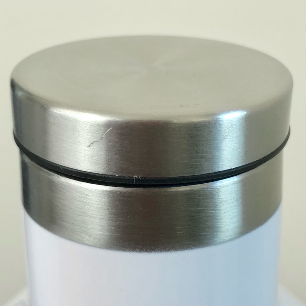 Corkcicle Black White Silver Water Bottle Canteen Cold Hot 16oz Triple Insulated - Picture 10 of 16